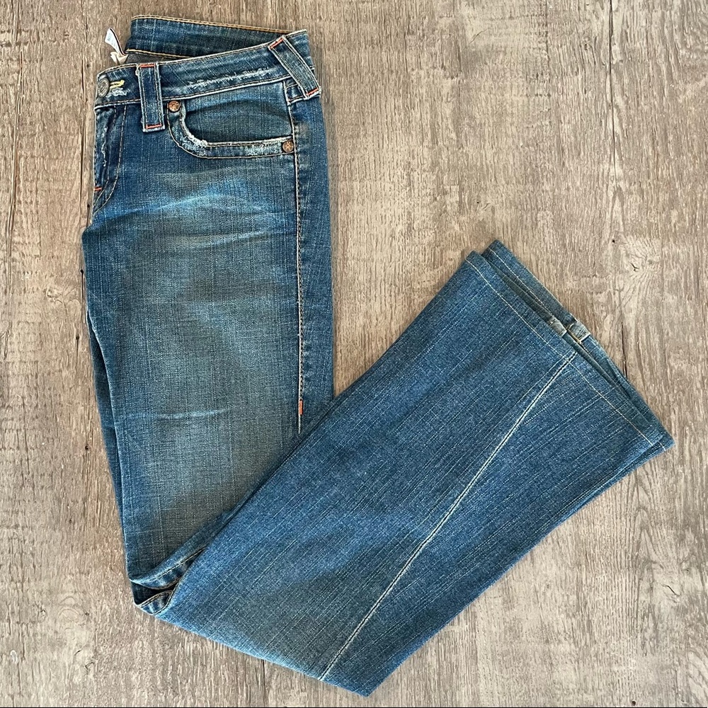 TRUE RELIGION Joey Flared Jeans sz 29 style 10-503